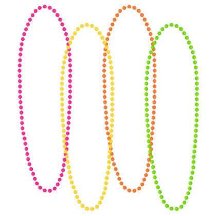 Set 80's UV (beenwarmers, armstukken, kettingen, armbanden en oorbellen)