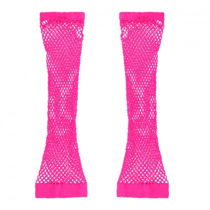 Set 80's UV (beenwarmers, armstukken, kettingen, armbanden en oorbellen)
