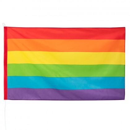 Polyester vlag Regenboog (90 x 150 cm)