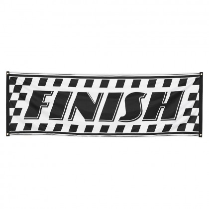 Polyester banner Racing (74 x 220 cm)