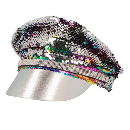 Pet Rainbow blast (omkeerbaar regenboog/zilver)