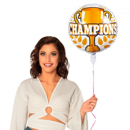 Folieballon 'Champions' (Ø 45 cm)
