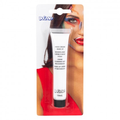 Tube schmink op waterbasis wit (19 ml)