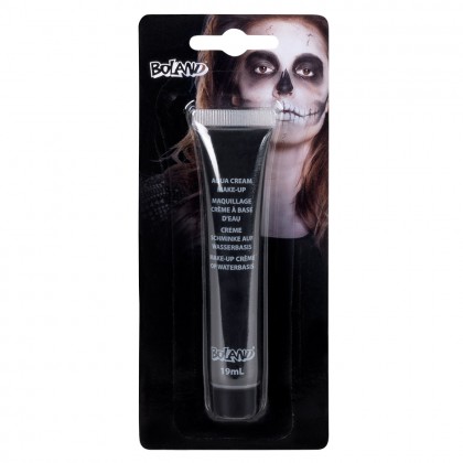 Tube schmink op waterbasis zwart Halloween (19 ml)