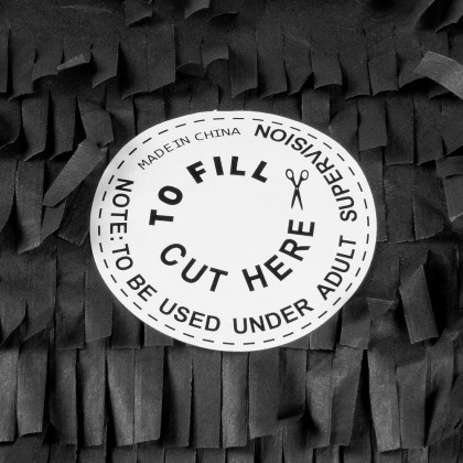 Trekpiñata 'Love you!' opvouwbaar (40 cm)