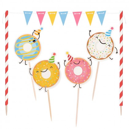 Taartdecoratiekit Donut