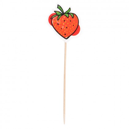 Set 12 cocktailprikkers Fruit (12 cm)