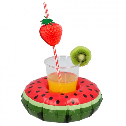Opblaasbare bekerhouder Watermeloen (Ø 20 cm)