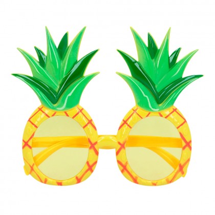 Partybril Ananas geel