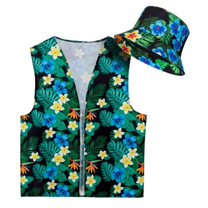 Set Toerist (hoed en gilet M/L)