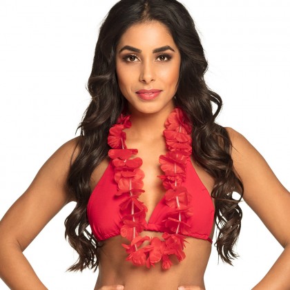 Hawaïkrans Ohana rood