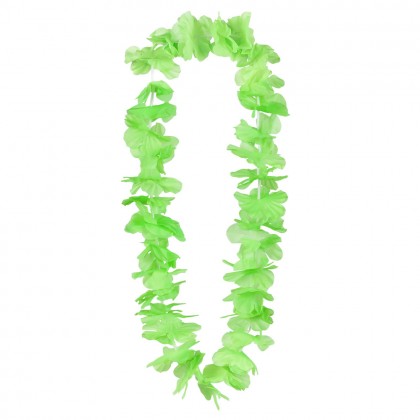 Hawaïkrans Ohana neongroen UV