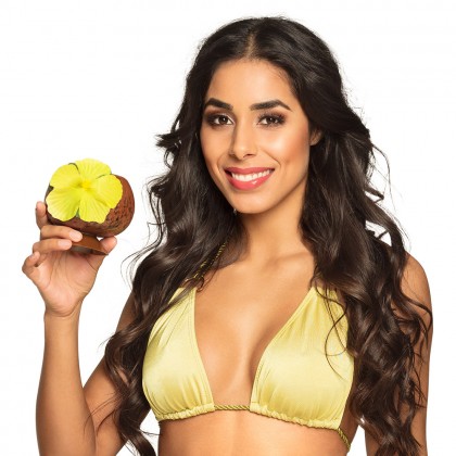 Drinkbeker Kokosnoot 2 kleuren ass. (40 cl)