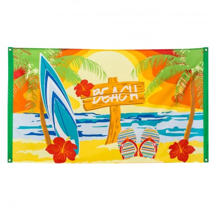 Polyester vlag 'Beach' (90 x 150 cm)