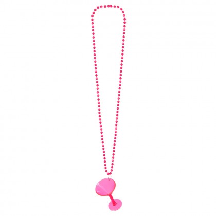 Ketting Cocktail shotglaasje 3 kleuren ass. UV