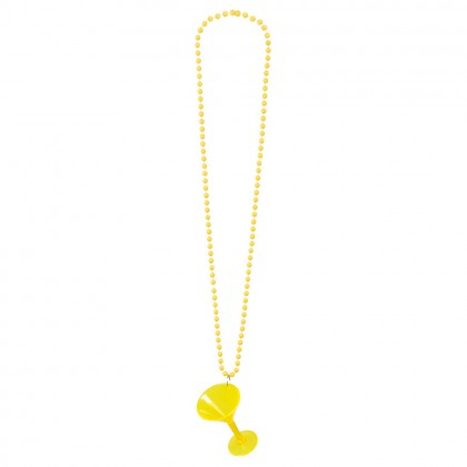 Ketting Cocktail shotglaasje 3 kleuren ass. UV