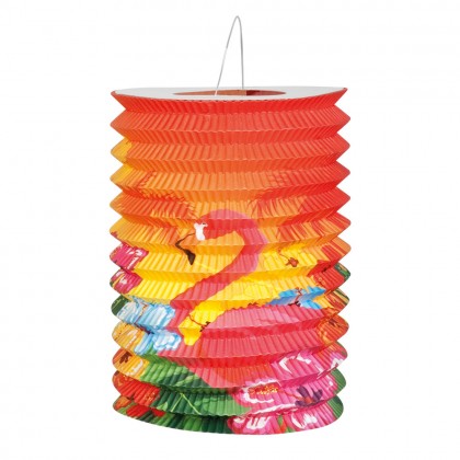 Set 2 Papieren lampionnen Hibiscus (16 cm)