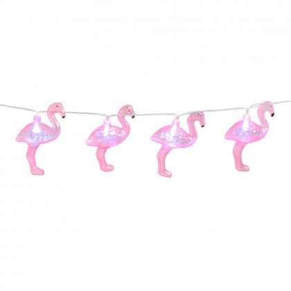 LED lichtsnoer Flamingo (140 cm)