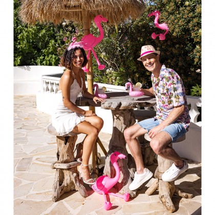 Opblaasbare bekerhouder Flamingo (Ø 18 cm)