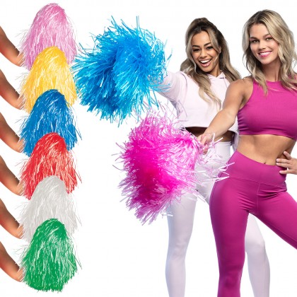 Pompom 6 kleuren ass. deluxe (50 cm)