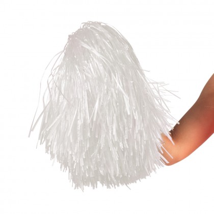 Pompom wit deluxe (50 cm)