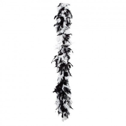 Boa 50 g Party wit en zwart (180 cm)