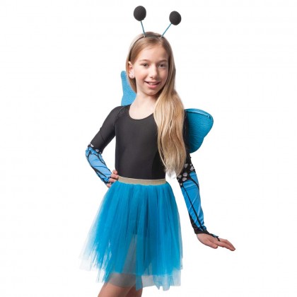 Set Vlinder (vleugels, tutu, diadeem en handschoenen)