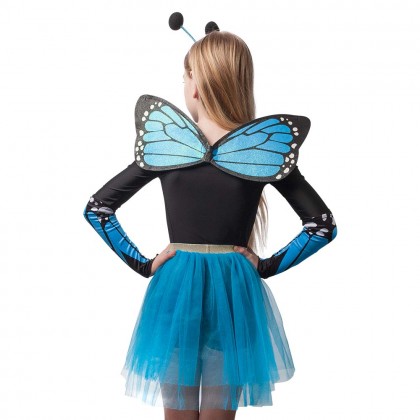 Set Vlinder (vleugels, tutu, diadeem en handschoenen)