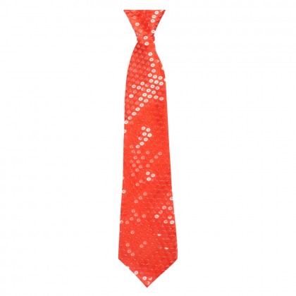 St. Stropdas Spangles rood (40 cm)
