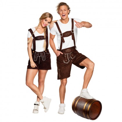 Lederhose Jan lang (L/XL)