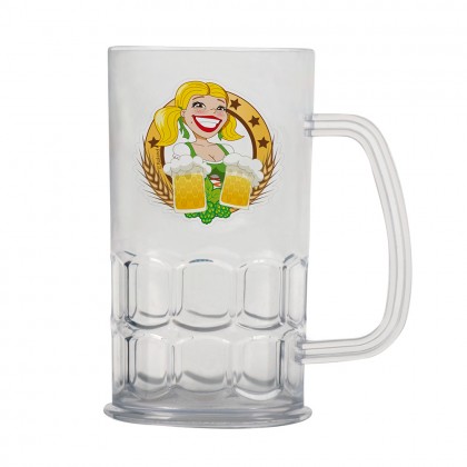 Plastic bierpul Bierfeest (14 cm)
