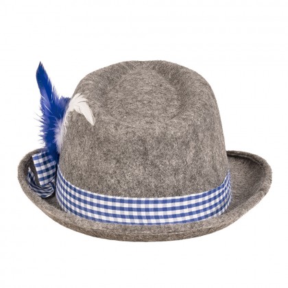 Hoed Wiesn blauw