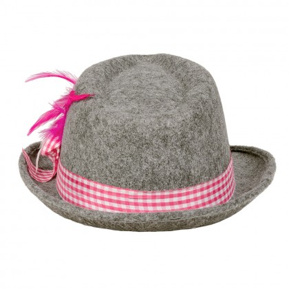 Hoed Wiesn roze