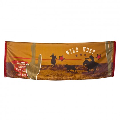 Banner 'Wild West' (74 x 220 cm)