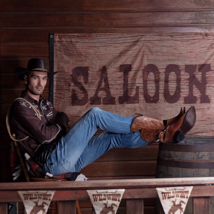 Shirt Western bruin (XL)