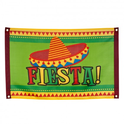 Polyester vlag 'Fiesta!' (60 x 90 cm)