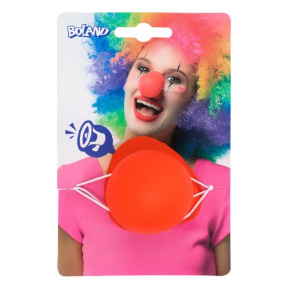 Toeterende clownsneus rubber
