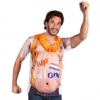 Fotorealistisch shirt Mega fan (M/L)