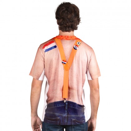Fotorealistisch shirt Mega fan (M/L)