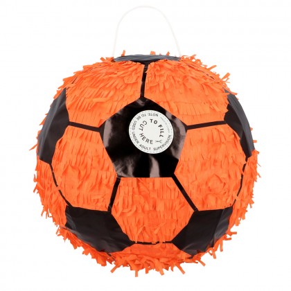 Piñata Voetbal oranje (Ø 30 cm)