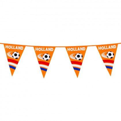 PE vlaggenlijn 'Holland' (30 x 20 cm, 6 m)