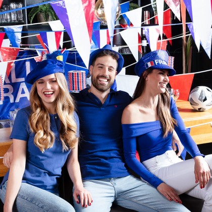 Baret Frankrijk blauw
