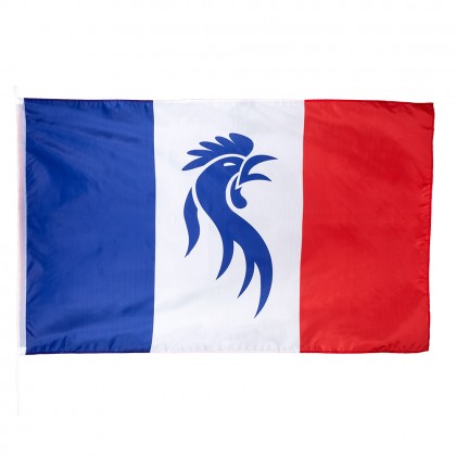 Polyester vlag Allez les Bleus (90 x 150 cm)