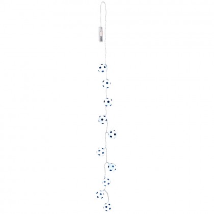 LED lichtsnoer Voetbal (140 cm, Ø 5 cm)