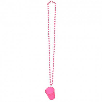 Ketting Shotglaasje 4 kleuren ass.