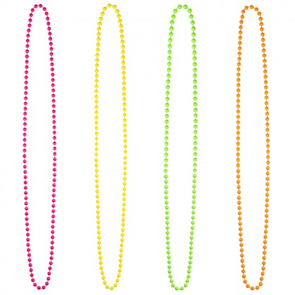 Set 4 kettingen Candy UV