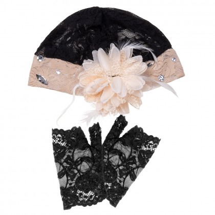 Set Charleston (muts en 2 handschoenen)