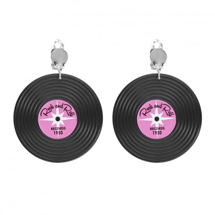 Paar oorbellen Disco LP