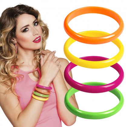Set 4 armbanden Rave