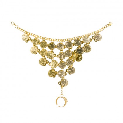 Handketting Belly dance (armband met ring)